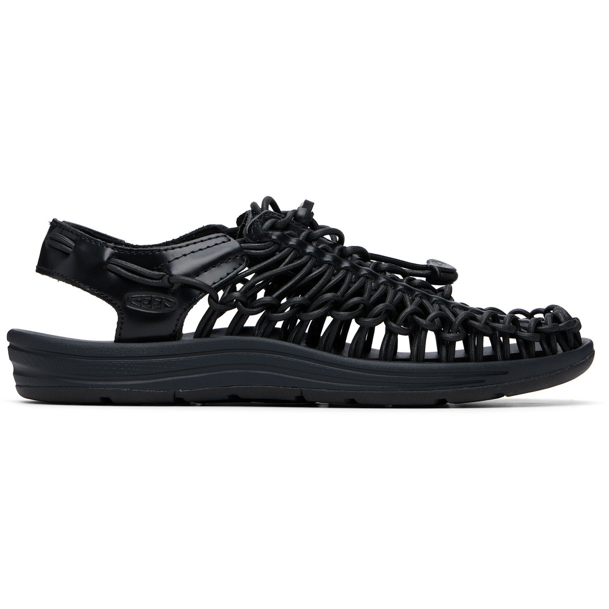 KEEN Black UNEEK Leather Sandals