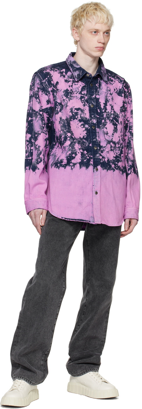 DARKPARK Blue & Pink Victor Denim Jacket