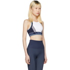 LNDR White Gamma High-Neck Seamless Sports Bra