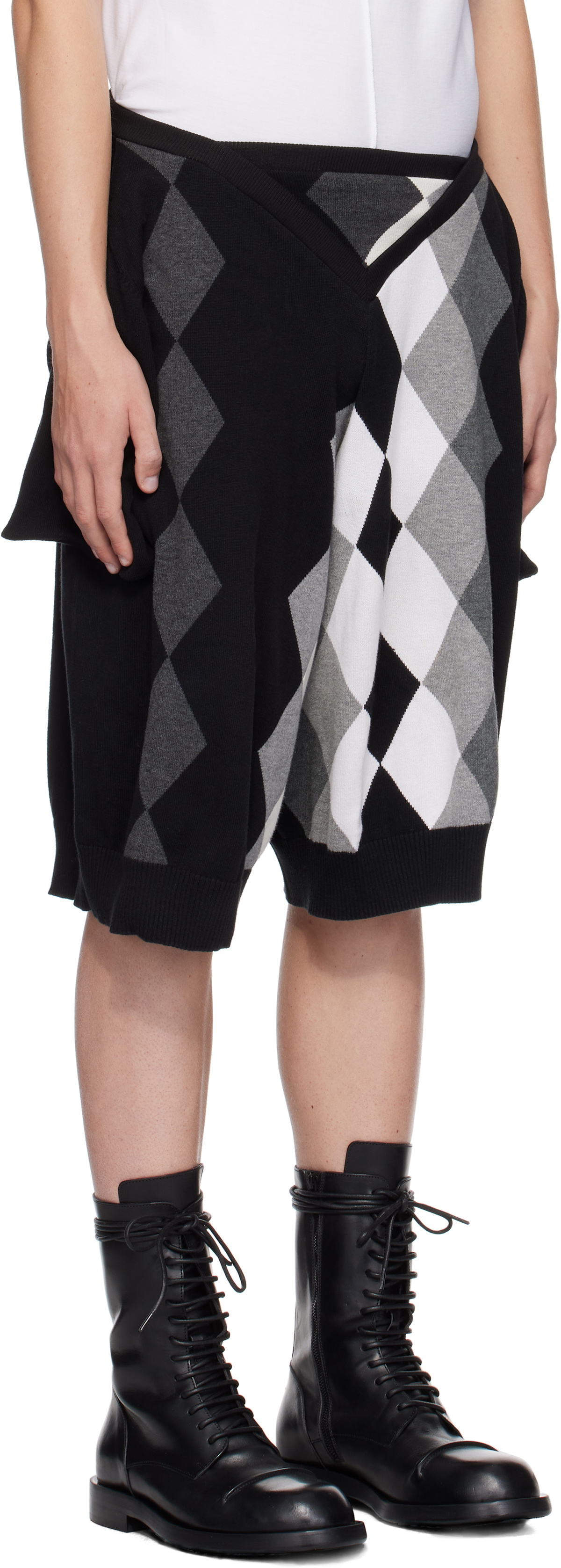 HODAKOVA Double Knitted Sweater Shorts