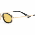 Le Specs Mecharo Sunglasses in Gold/Black 