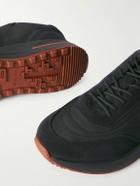 Loro Piana - Weekend Walk Evo Suede-Trimmed Shell Sneakers - Black