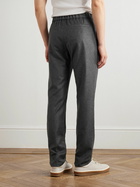 Loro Piana - Leisure City Slim-Fit Virgin Wool and Cashmere-Blend Trousers - Gray