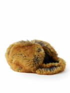 Burberry - Faux Fur Trapper Hat - Brown