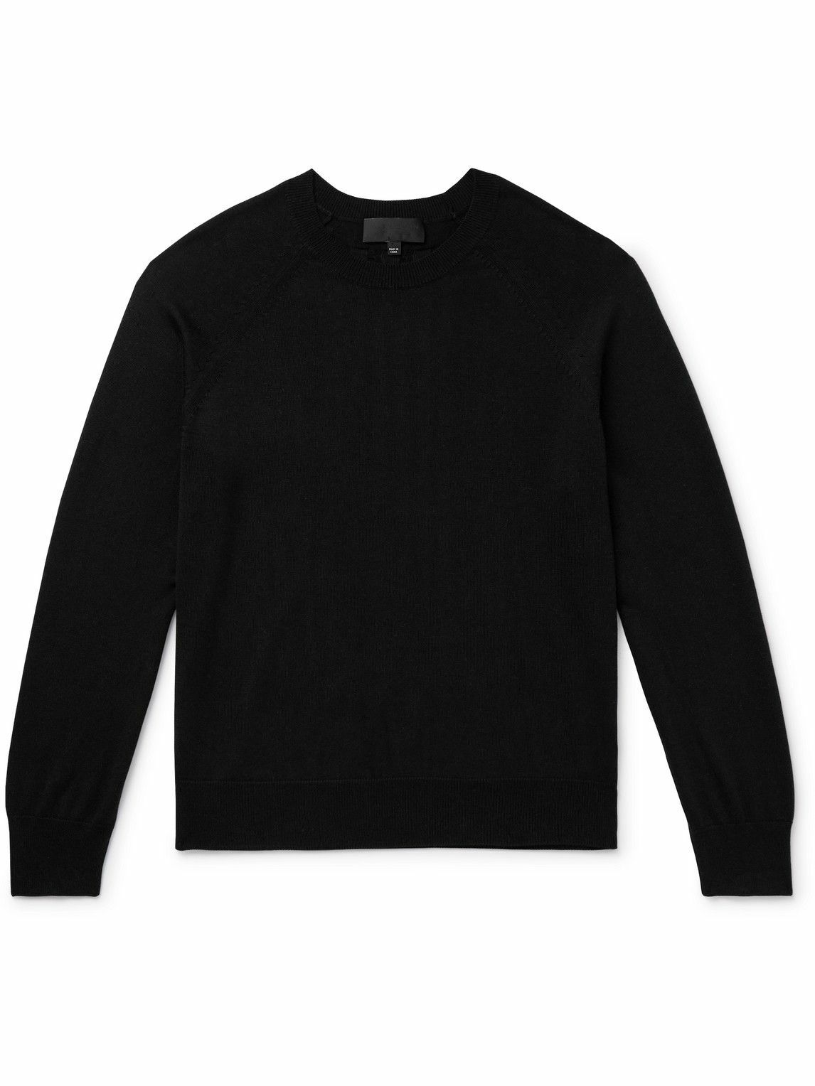 Nili Lotan - Reggie Silk and Cotton-Blend Sweater - Black
