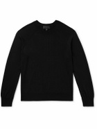 Nili Lotan - Reggie Silk and Cotton-Blend Sweater - Black