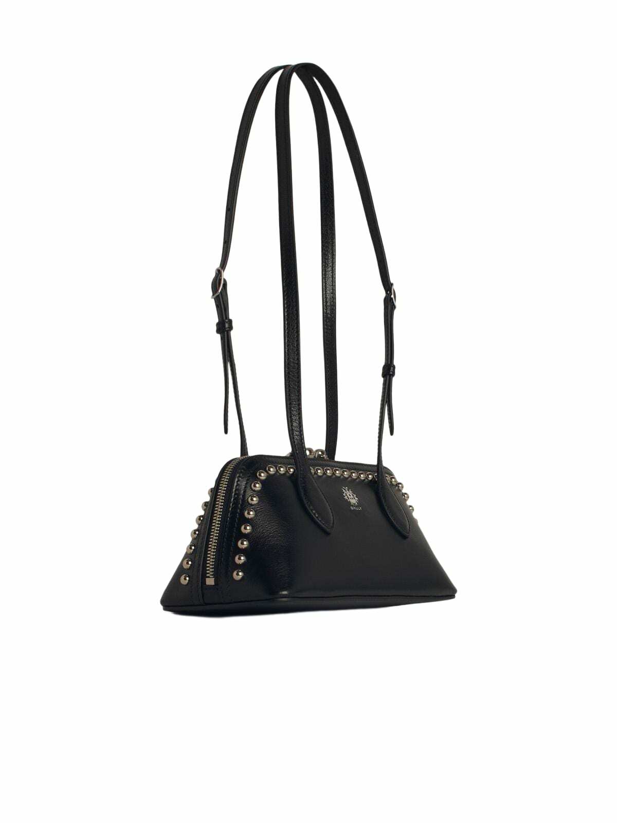Bally praline Black Leather Bag