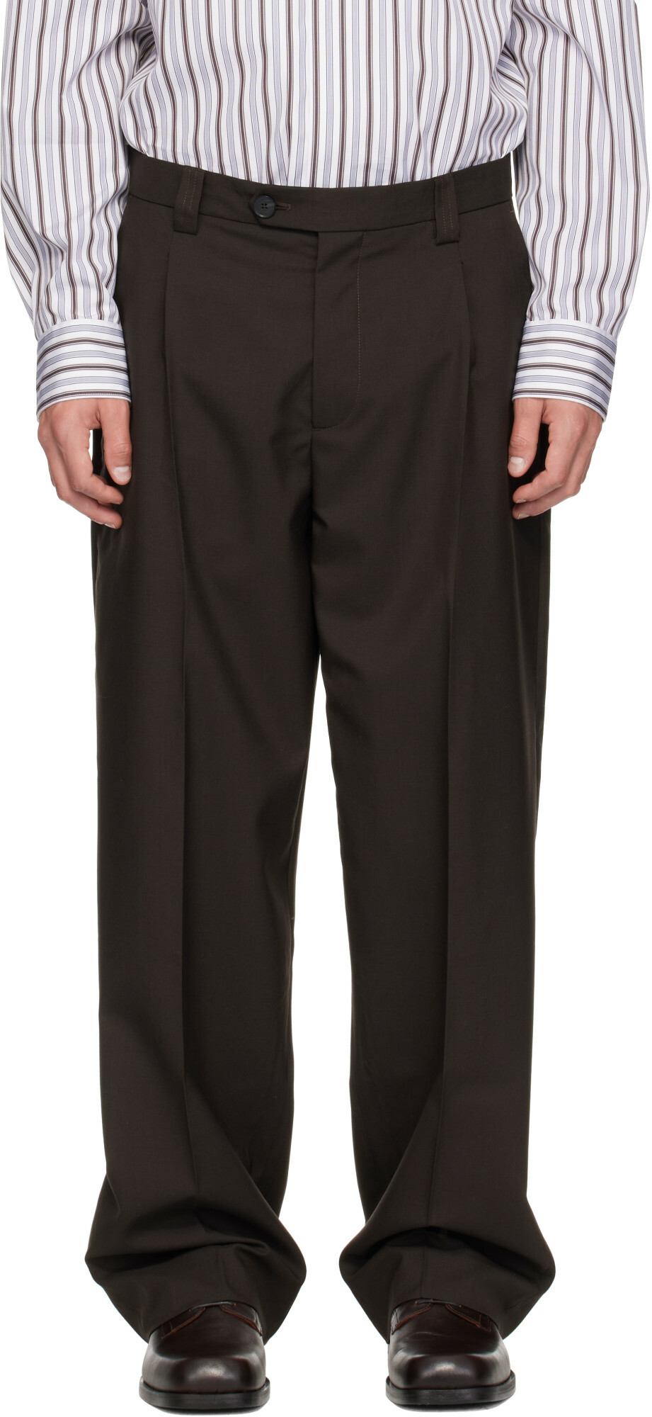 mfpen Brown Service Trousers