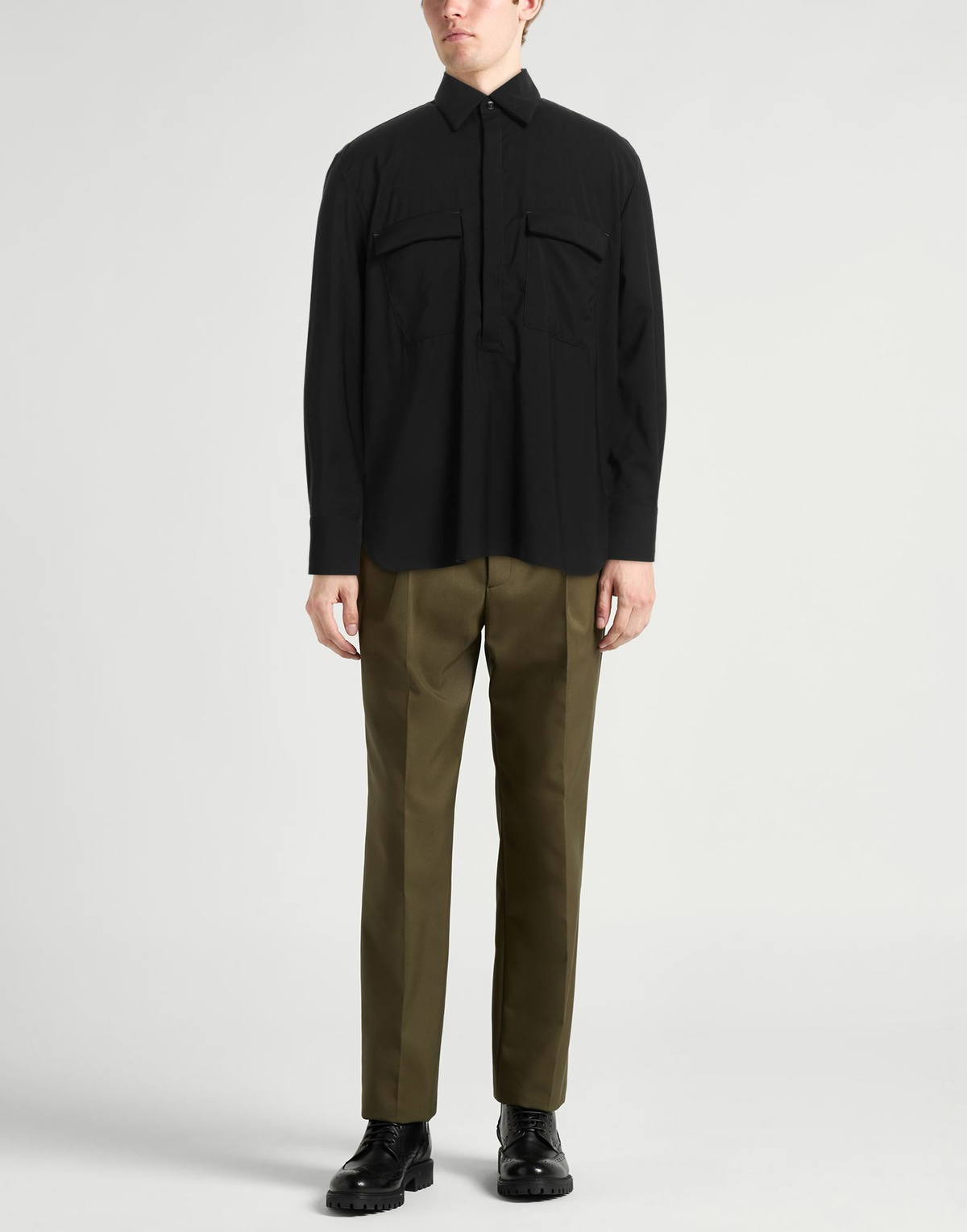 Pt Torino Mens Shirt in Black