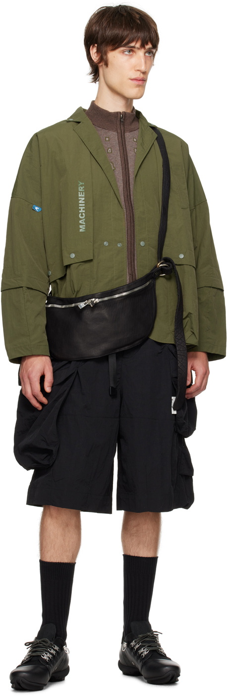 Archival Reinvent Black 3D Pocket Shorts