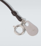 The Row Leather keychain