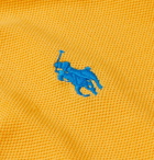 Polo Ralph Lauren - Slim-Fit Logo-Embroidered Cotton-Piqué Polo Shirt - Yellow