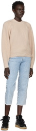 Isabel Marant Beige Billie Crewneck