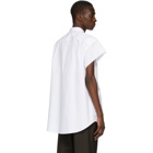 Maison Margiela White Cap Sleeve Shirt