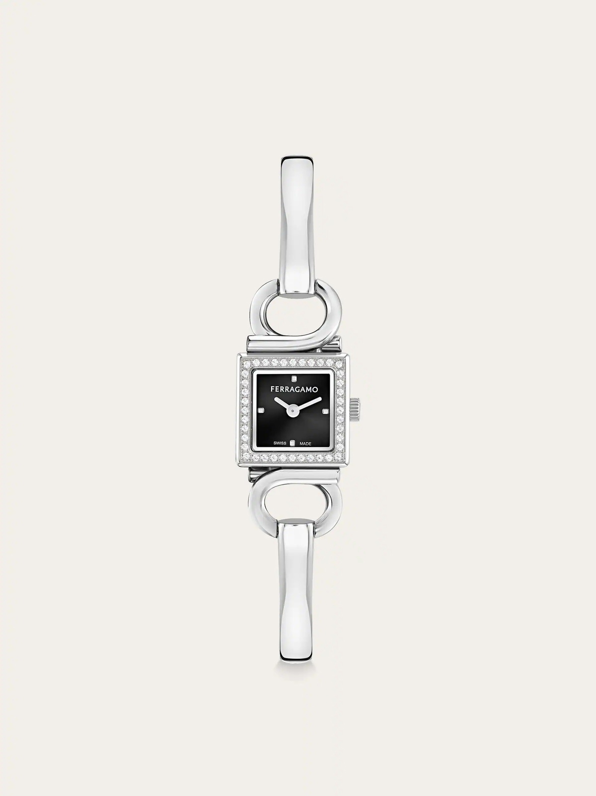 Ferragamo Womens Gancini Bangle watch in Orange