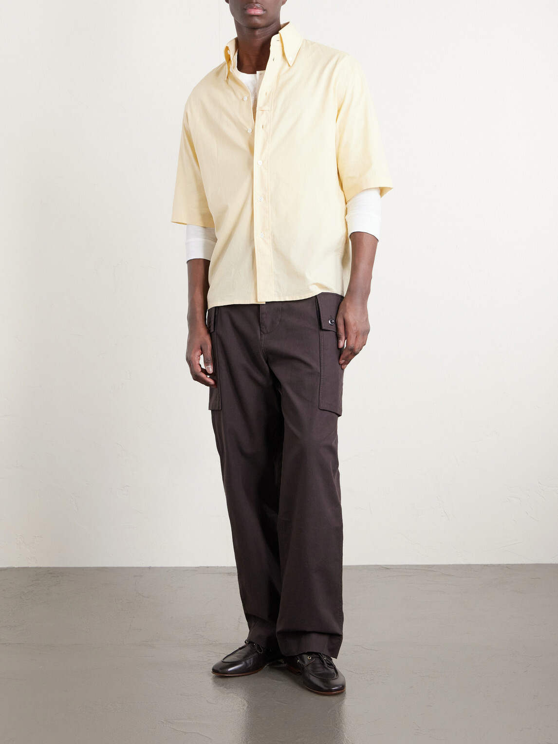 Margaret Howell - Straight-Leg Cotton-Twill Cargo Trousers - Brown