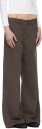 JEANERICA Brown Guell Trousers