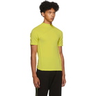 Spencer Badu Yellow Mock Neck T-Shirt