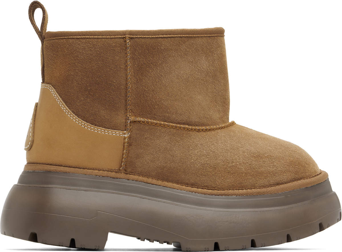 R13 Tan Chunky Shearling Boots