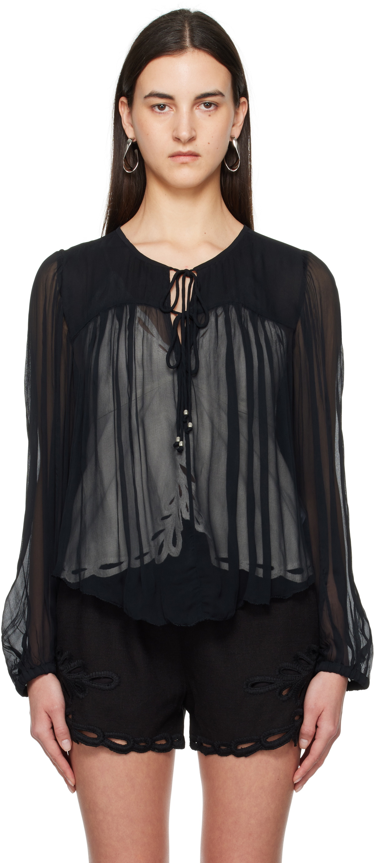Blouse Isabel Marant Etoile – Taille 40/42 FR – Bleu – Occasion Très Bon état