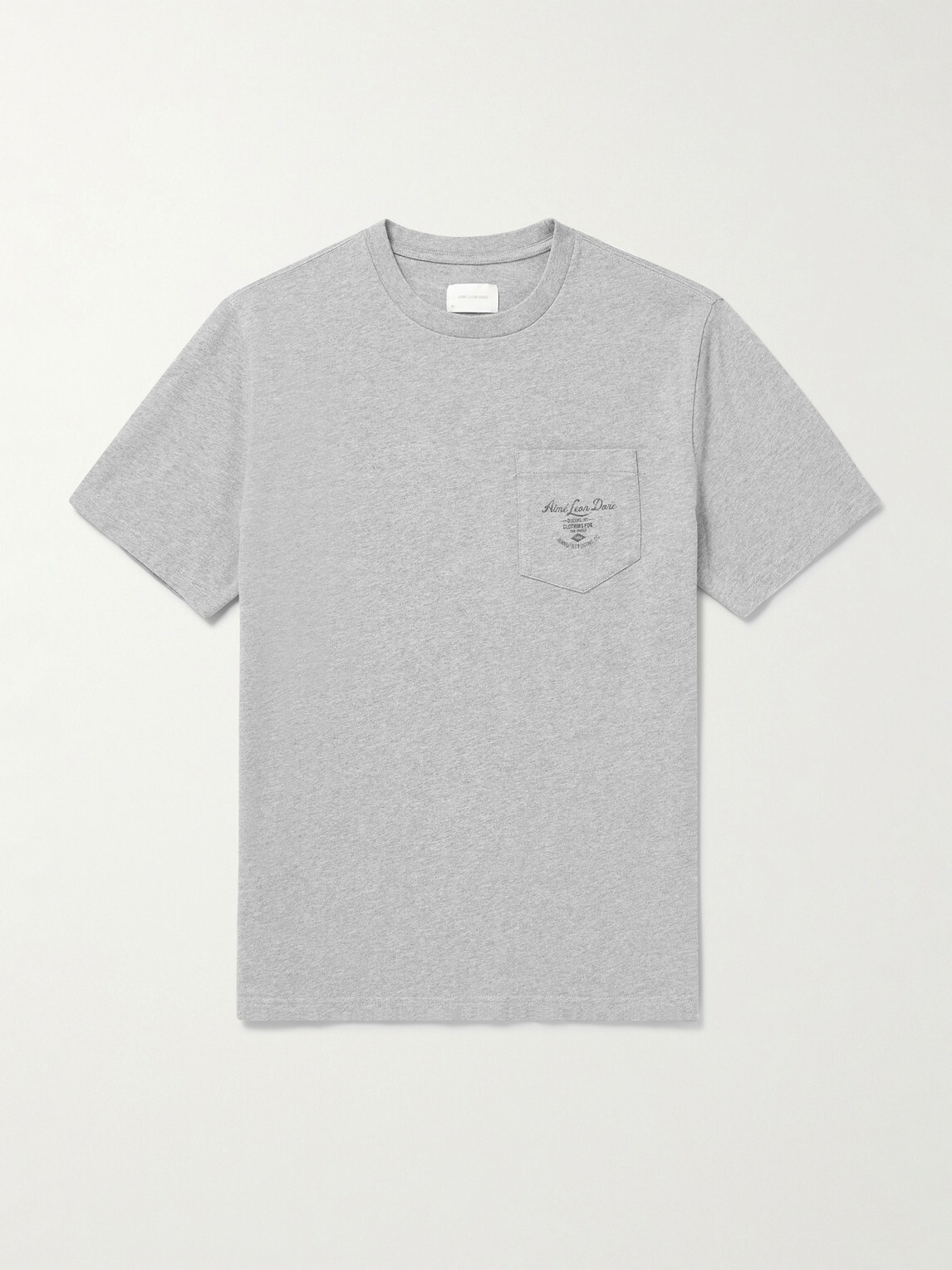Aimé Leon Dore - Clothier Logo-Print Cotton-Jersey T-Shirt - Gray