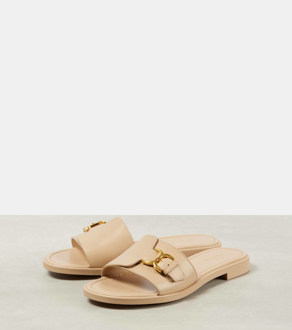 Chloé Marcie leather slides Chloe