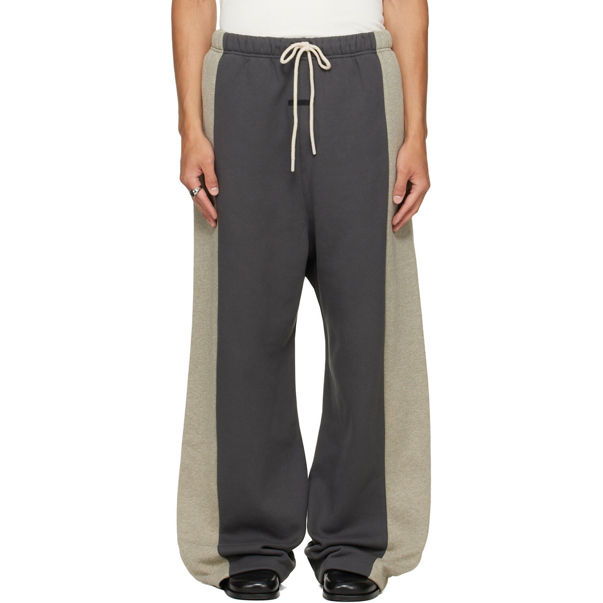 Fear of God ESSENTIALS Gray Paneled Lounge Sweatpants
