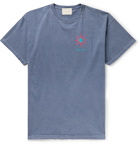 Nicholas Daley - Cosmic Sun Printed Cotton-Jersey T-Shirt - Blue