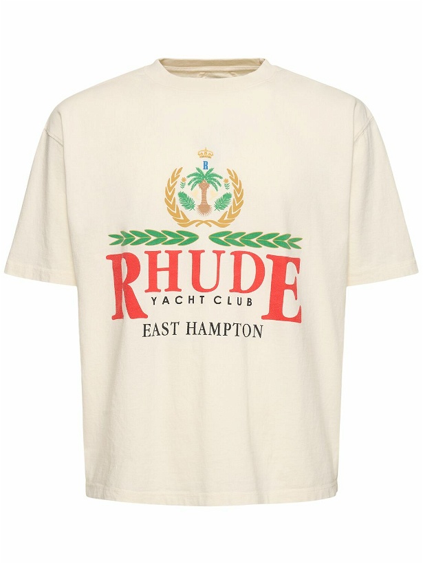 Photo: RHUDE - East Hampton Crest T-shirt