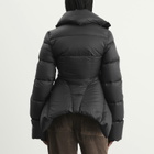 Rick Owens Women's Naska Duvet High Neck Padded Jacket in Black