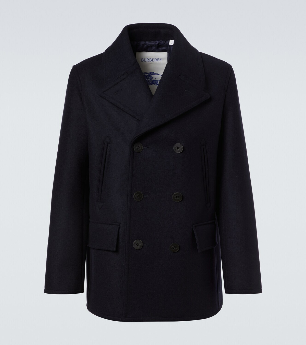 Burberry Double-breasted wool peacoat