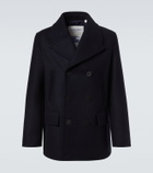Burberry Double-breasted wool peacoat