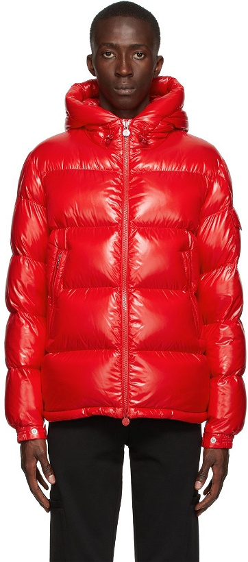 Photo: Moncler Red Down Ecrins Jacket