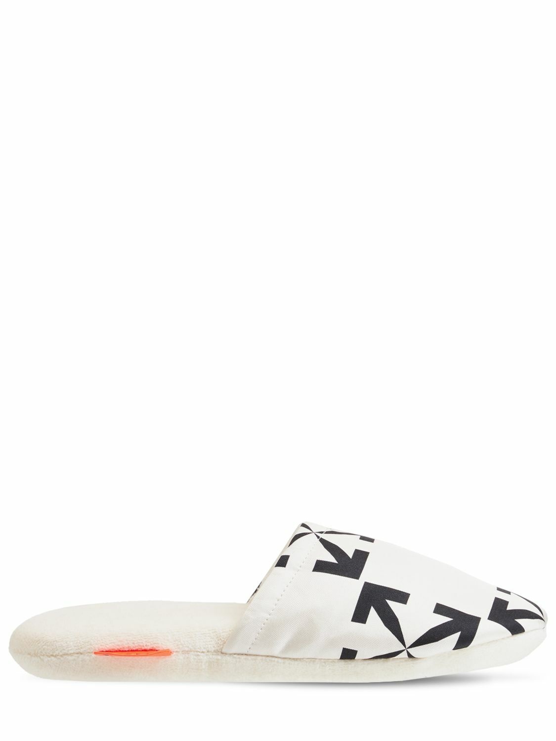 Photo: OFF-WHITE - Arrow Pattern Slippers