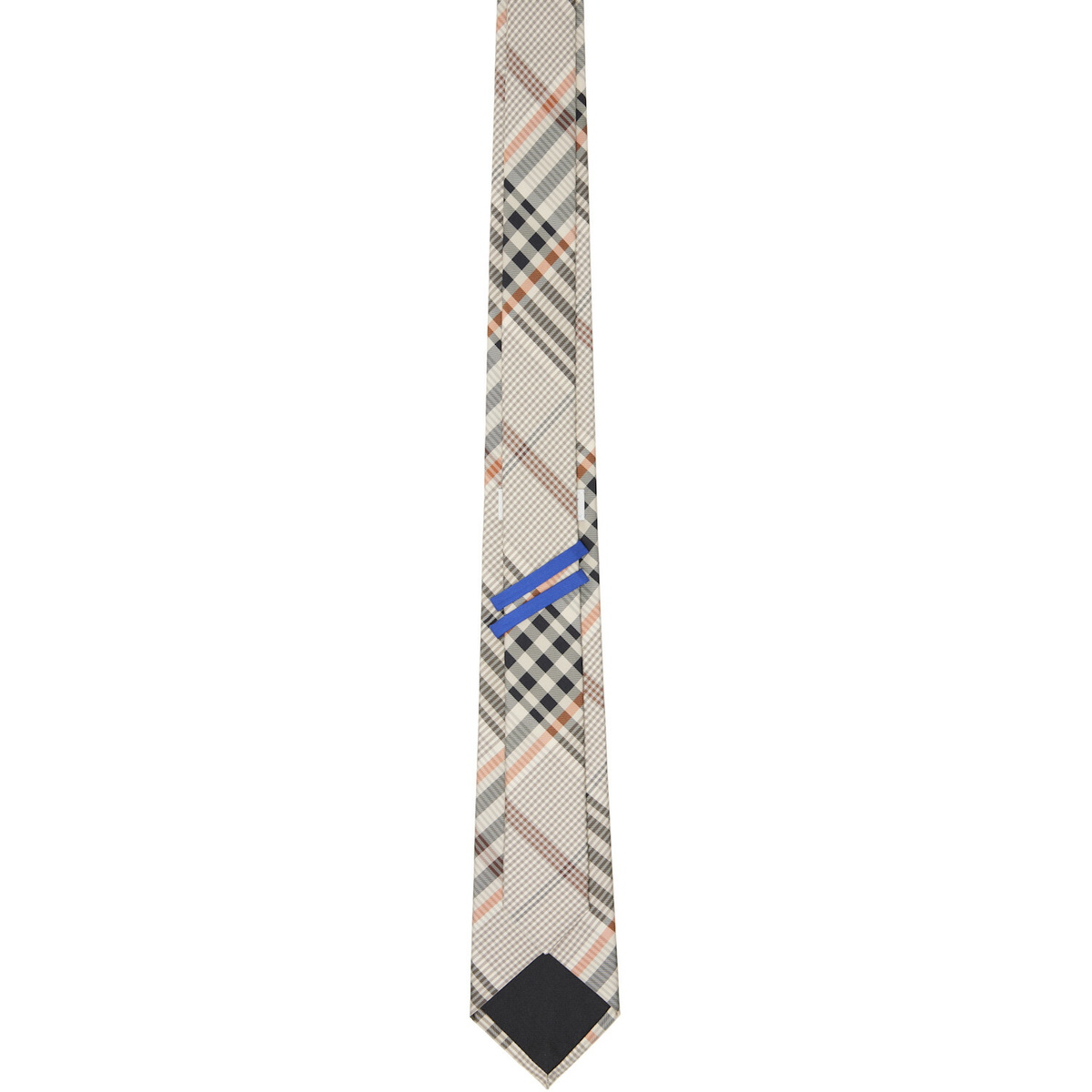 Burberry Beige Check Silk Tie