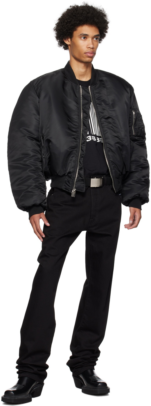 Vtm Racing Jacket VTMNTS Black & Beige Alpha Industries Edition Reversible Bomber Jacket ...