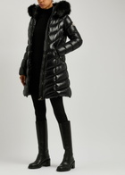 Moncler Fulmarus Hooded Quilted Nylon Jacket Black