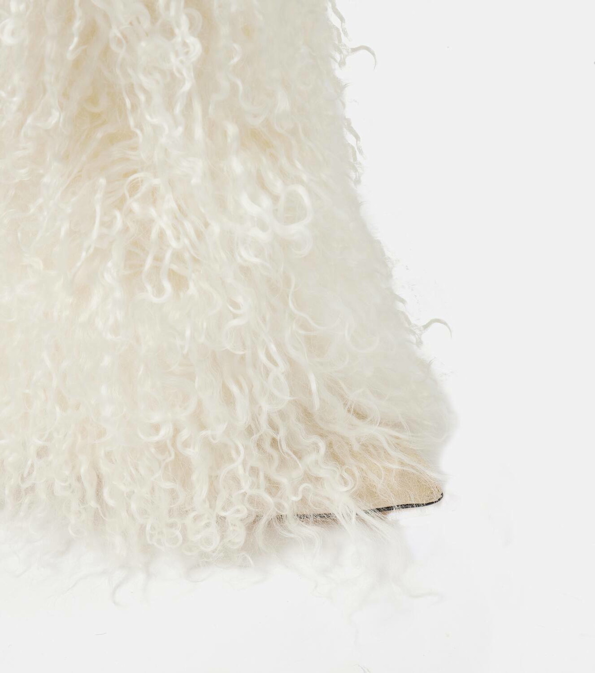 Paris Texas Shearling over-the-knee boots Paris Texas