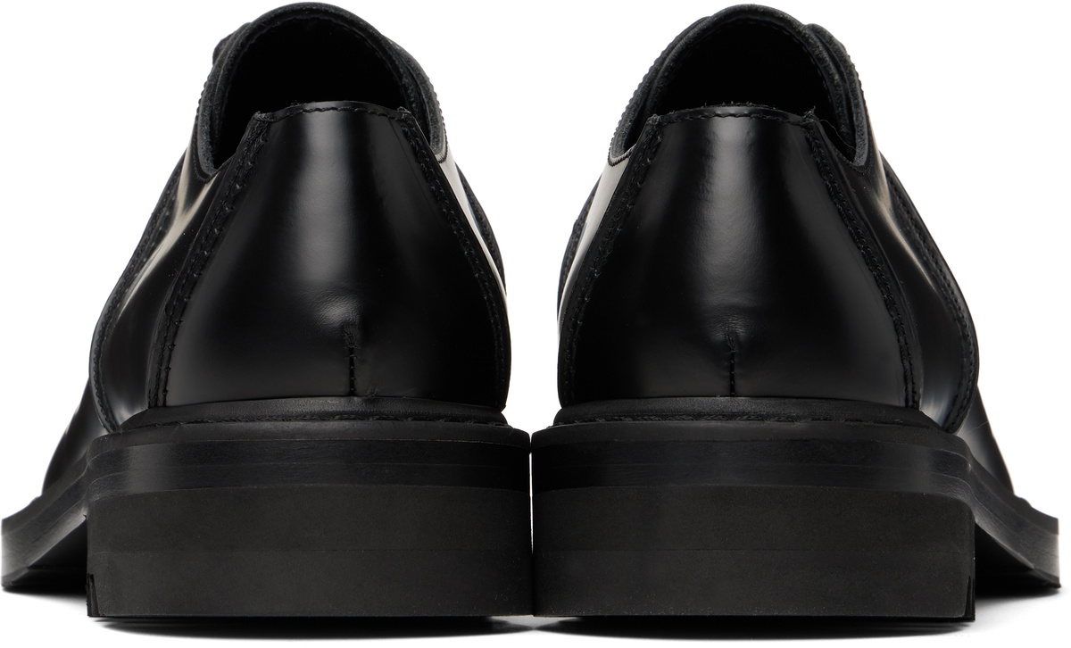 Dries Van Noten Black Leather Derbys