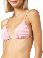 MC2 Saint Barth Woman Seersucker Gingham Triangle Top