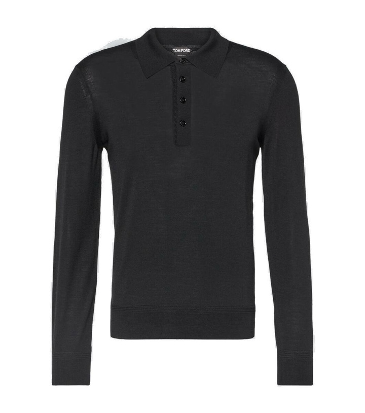 Photo: Tom Ford Wool polo sweater
