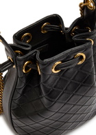 Saint Laurent Bo Chain Quilted Leather Bucket bag - Black - One Size
