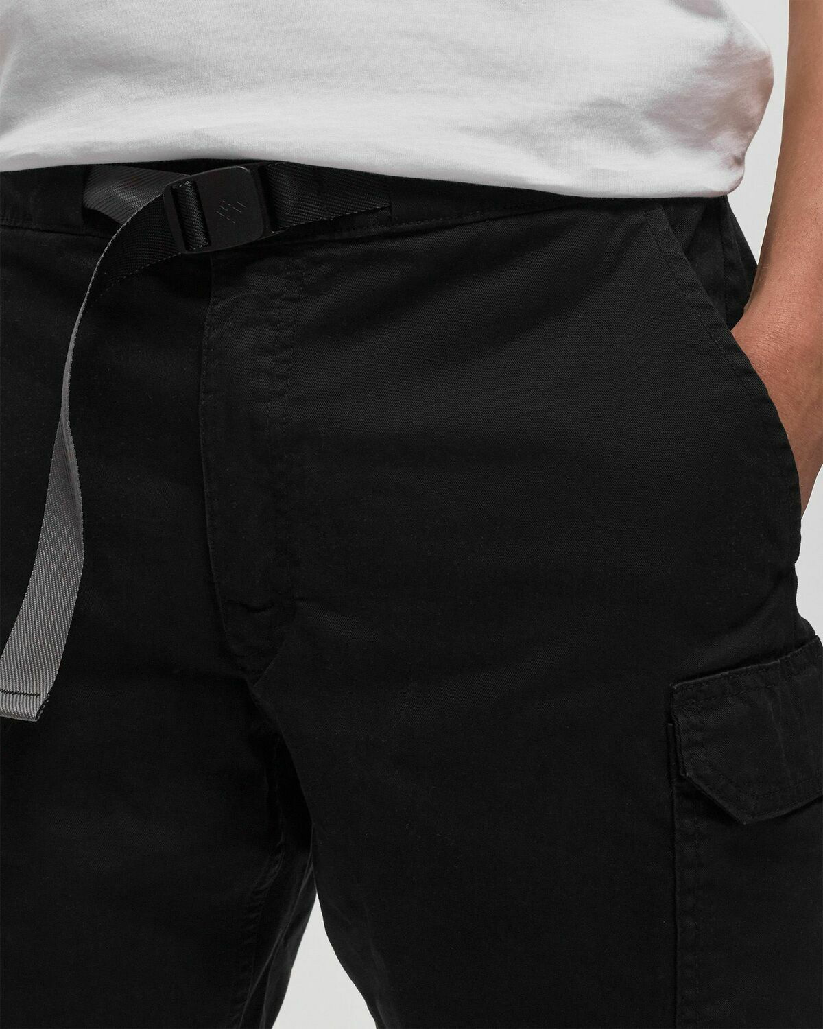 Columbia Pacific Ridge Belted Uti Black Mens Cargo Shorts Columbia