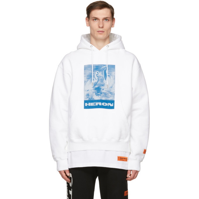 Photo: Heron Preston White Halo Hoodie