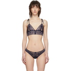 Stella McCartney Navy Ophelia Whistling Bra