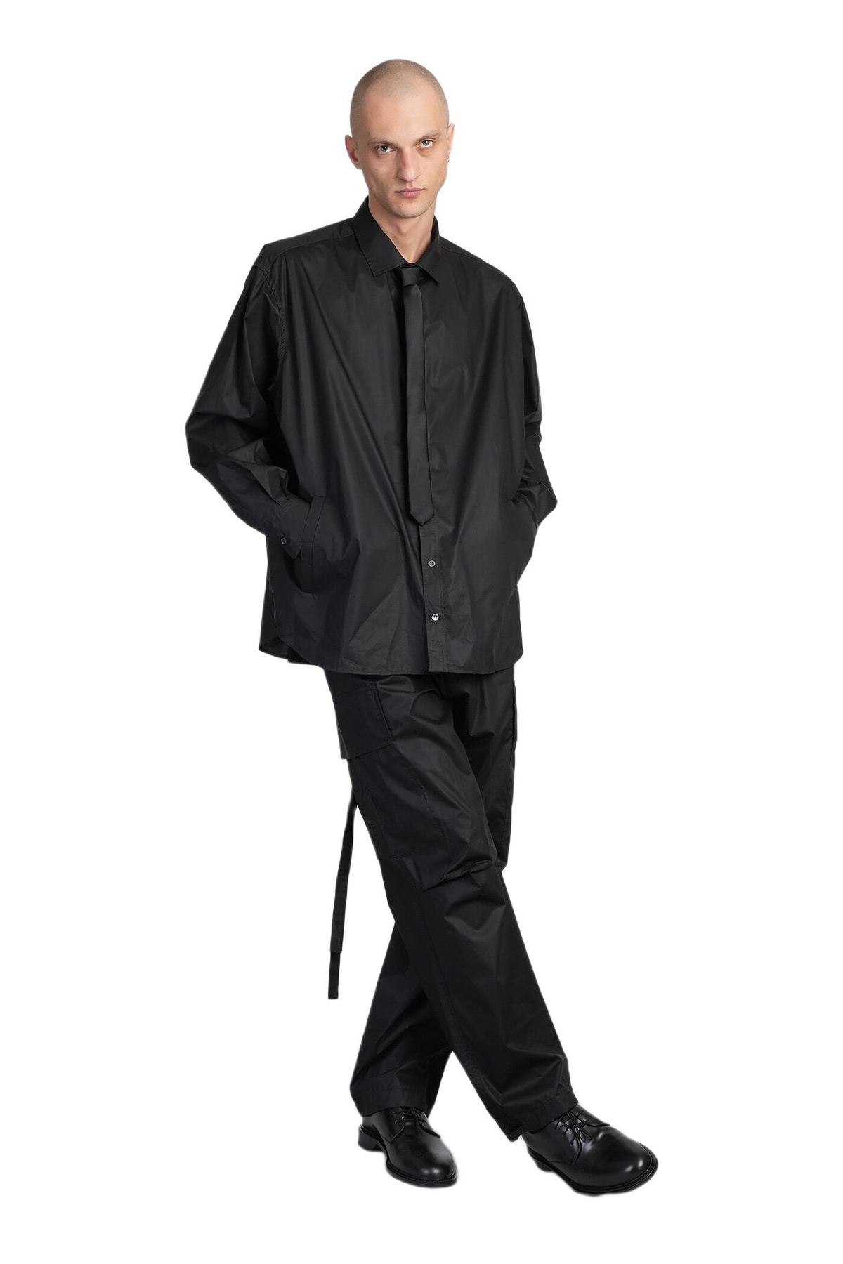 DARKPARK Damon Shirt In Black Cotton