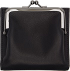 YOHJI YAMAMOTO Black Clasp M Wallet