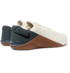 Nike Training - Metcon 5 Rubber-Trimmed Mesh Sneakers - Neutrals