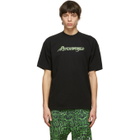 Psychworld Black and Green Snake Logo T-Shirt