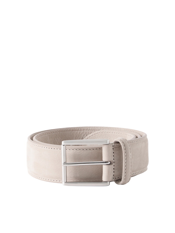 Photo: Anderson's - 3cm Suede Leather Belt - Brown